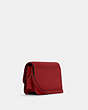 COACH®,MINI BRYNN CROSSBODY,Leather,Small,Gold/1941 Red,Angle View