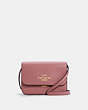 COACH®,MINI BRYNN CROSSBODY,Leather,Small,Gold/True Pink,Front View