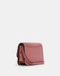 COACH®,MINI BRYNN CROSSBODY,Leather,Small,Gold/True Pink,Angle View