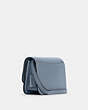 COACH®,MINI BRYNN CROSSBODY,Leather,Small,Silver/Marble Blue,Angle View