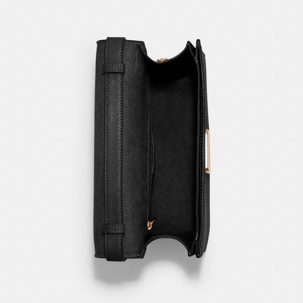 COACH®,Brynn Flap Crossbody Bag,,Inside View,Top View