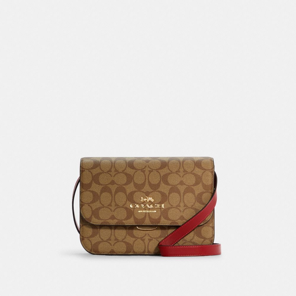 Brynn Flap Crossbody In Signature Canvas