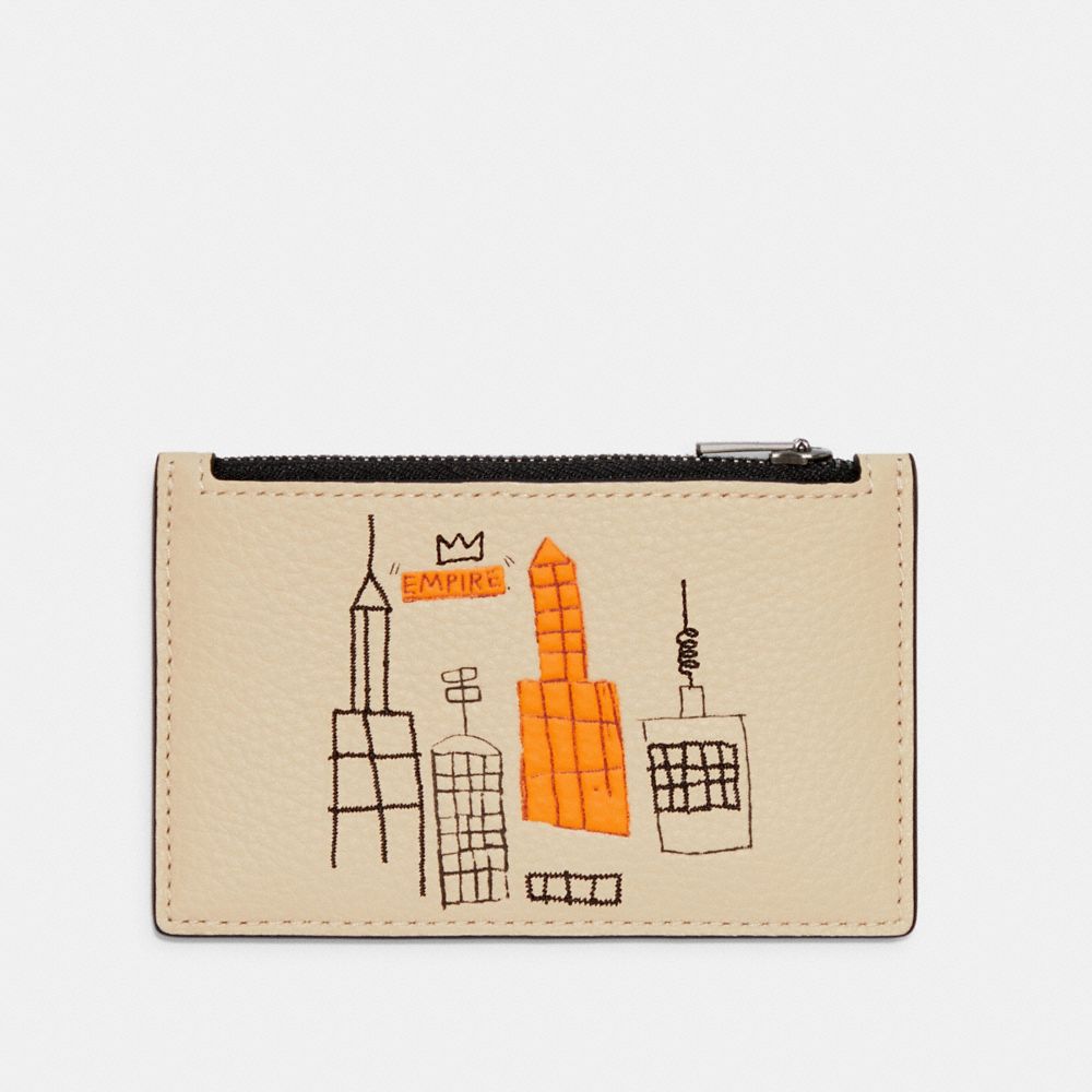 COACH® Outlet | Coach X Jean Michel Basquiat Zip Card Case