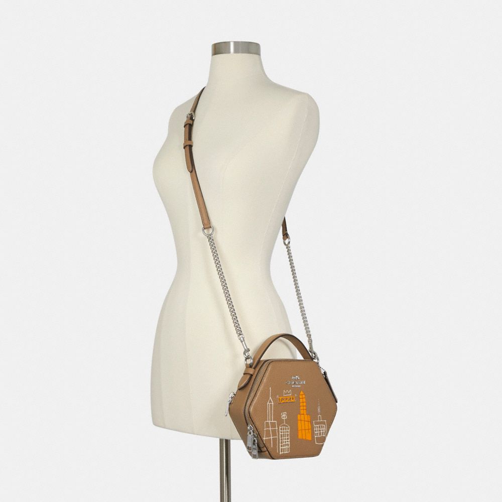 COACH® Outlet | Coach X Jean Michel Basquiat Hexagonal Crossbody