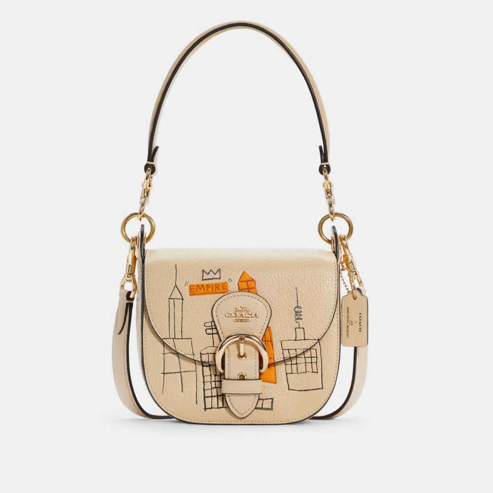 NEW COACH FAMOUS CROWN F HANDBAG2157 ED LIMITEE BASQUIAT HAND BAG