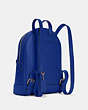 COACH®,KENLEY BACKPACK,Crossgrain Leather,Large,Gold/Sport Blue,Angle View