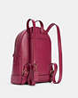 COACH®,KENLEY BACKPACK,Crossgrain Leather,Large,Gold/Bright Violet,Angle View
