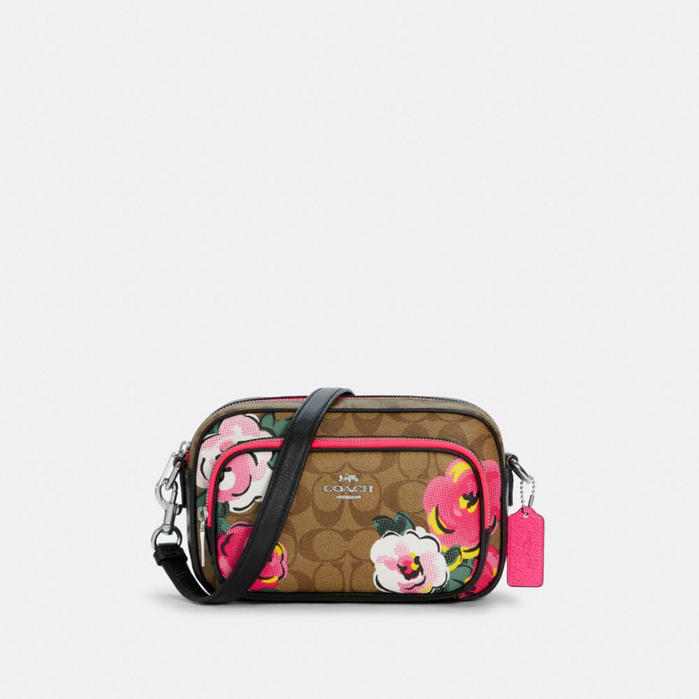 COACH®  Cargo Crossbody With Vintage Rose Print