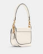 COACH®,KLEO SHOULDER BAG 17,Pebbled Leather,Small,Gold/Chalk,Angle View