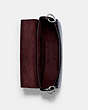 COACH®,KLEO SHOULDER BAG 23,Pebbled Leather,Medium,Silver/Black,Inside View,Top View