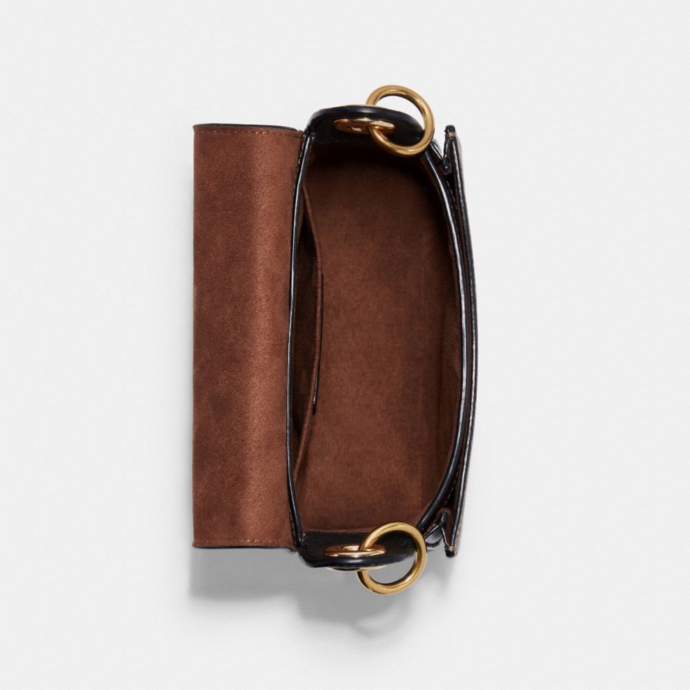COACH®,Kleo Shoulder Bag 17 In Signature Canvas,,Inside View,Top View