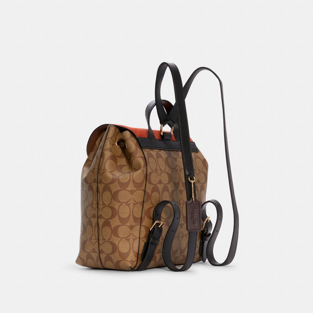 COACH® Outlet | Kleo Backpack In Signature Canvas