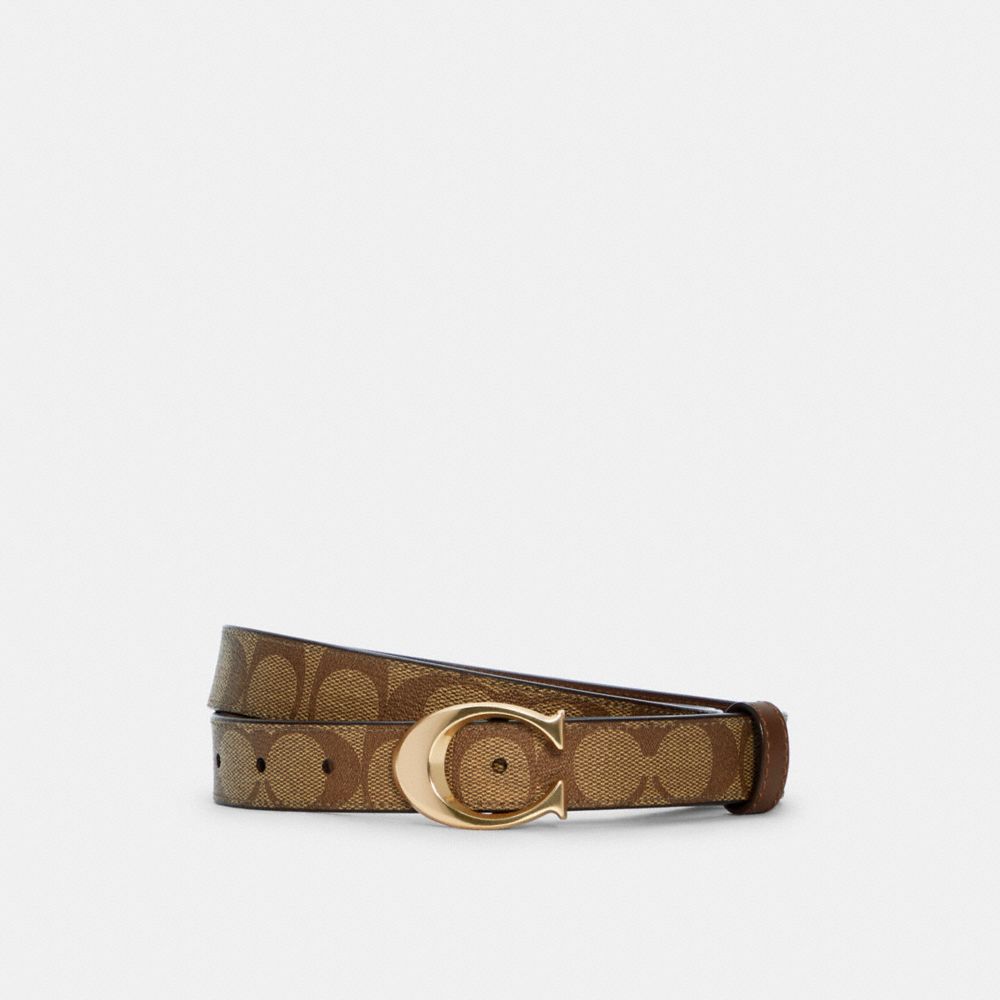 Coach Outlet Signature Buckle Belt, 25 Mm