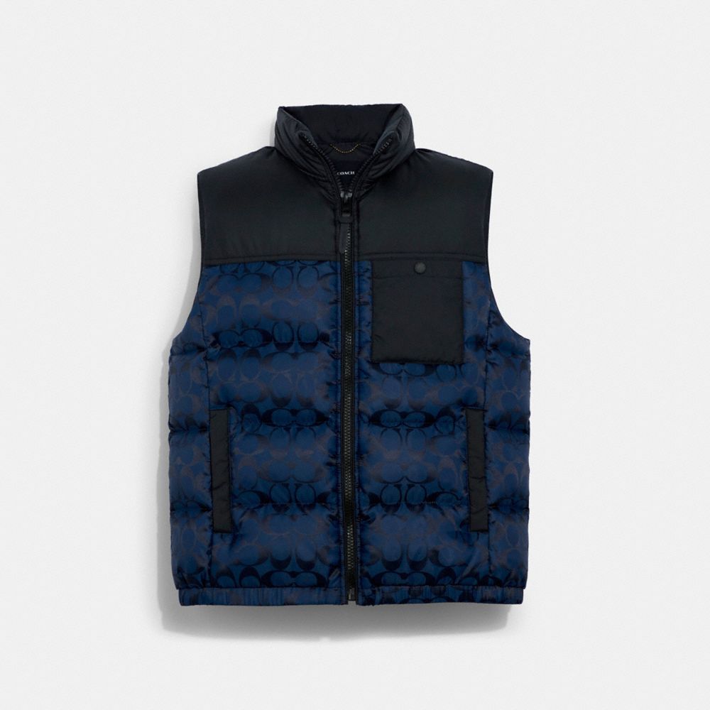 Coach down sales vest