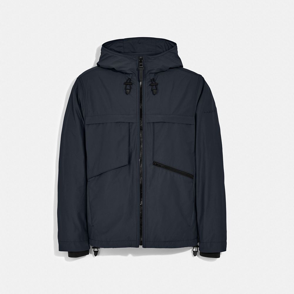 COACH®,WINDBREAKER,NAVY,Front View