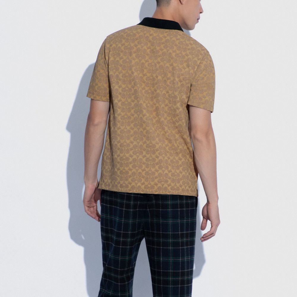 COACH®,エッセンシャル ポロ,ﾀﾝ ｼｸﾞﾈﾁｬｰ