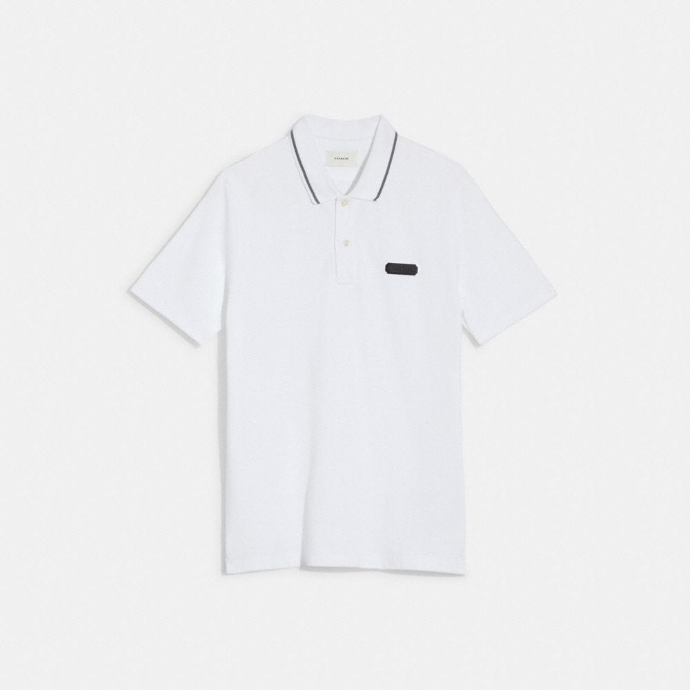 COACH®,ESSENTIAL POLO,White,Front View