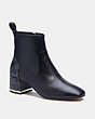 COACH®,NALA BOOTIE,mixedmaterial,Black,Front View