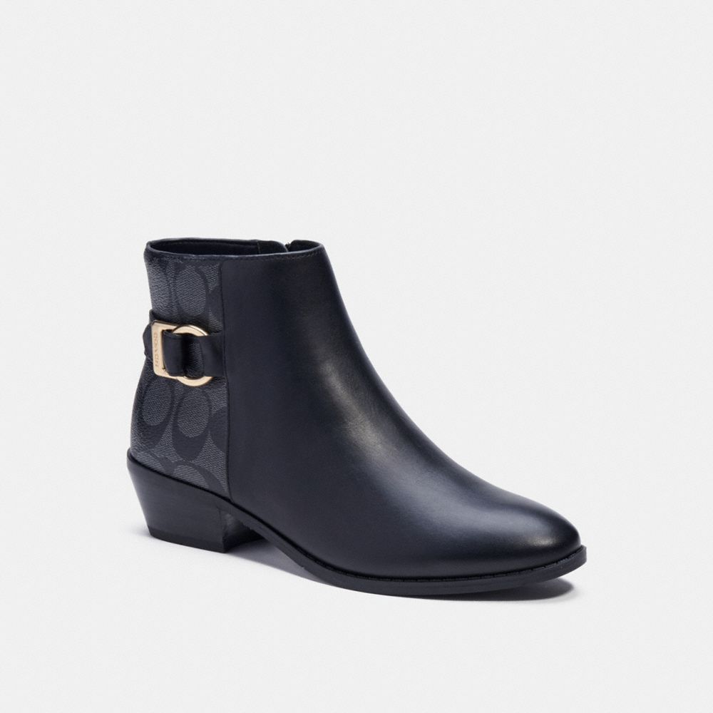 COACH®,DANY BOOTIE,Black,Front View