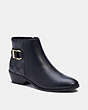 COACH®,DANY BOOTIE,mixedmaterial,Black,Front View