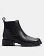 COACH®,LORY BOOTIE,Leather,Black,Front View