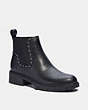 COACH®,LORY BOOTIE,Leather,Black,Angle View