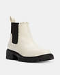 COACH®,LORY BOOTIE,Leather,Chalk,Front View