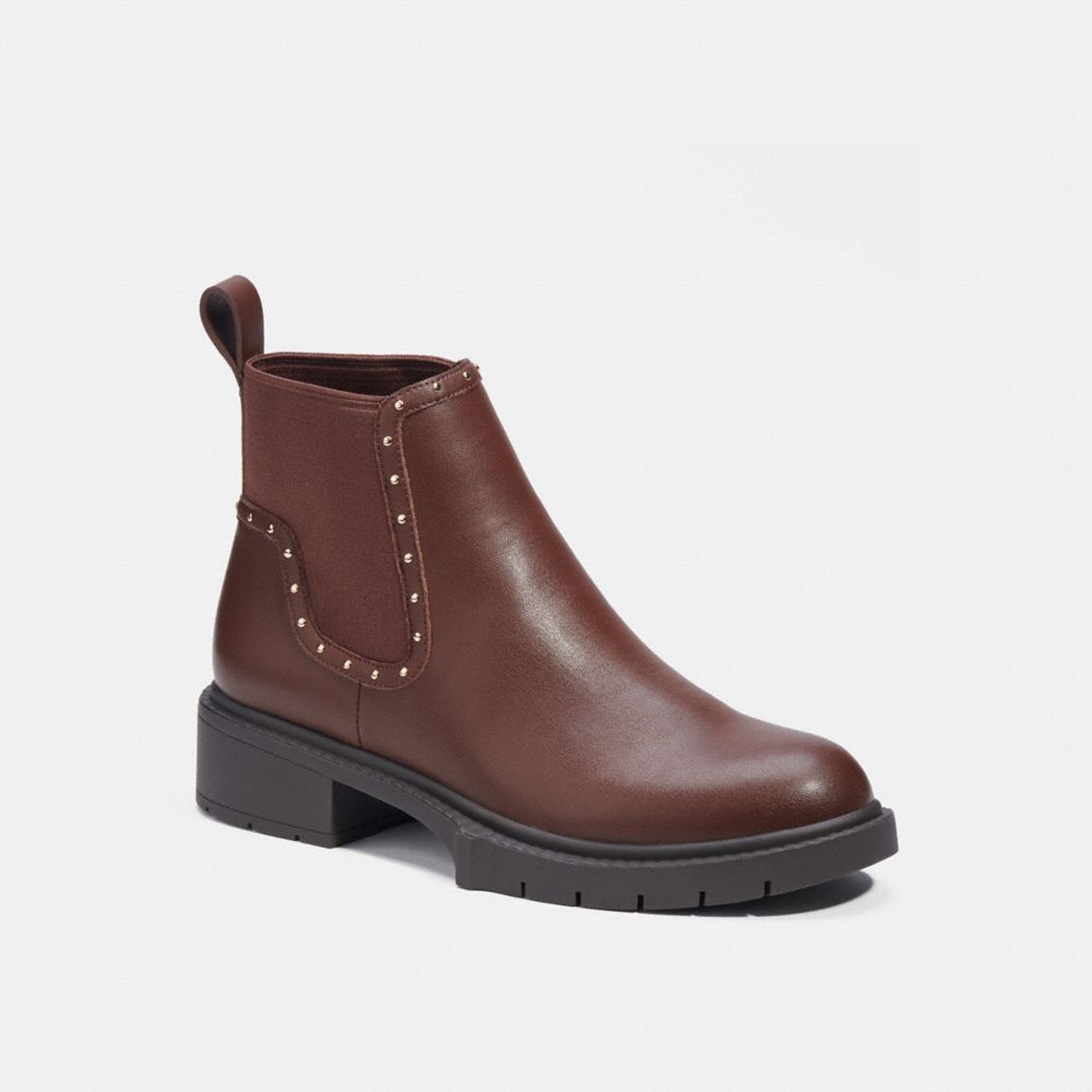 COACH®,LORY BOOTIE,Walnut Brown,Front View