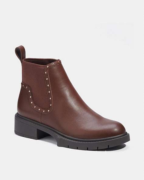 COACH®,LORY BOOTIE,Walnut Brown,Front View