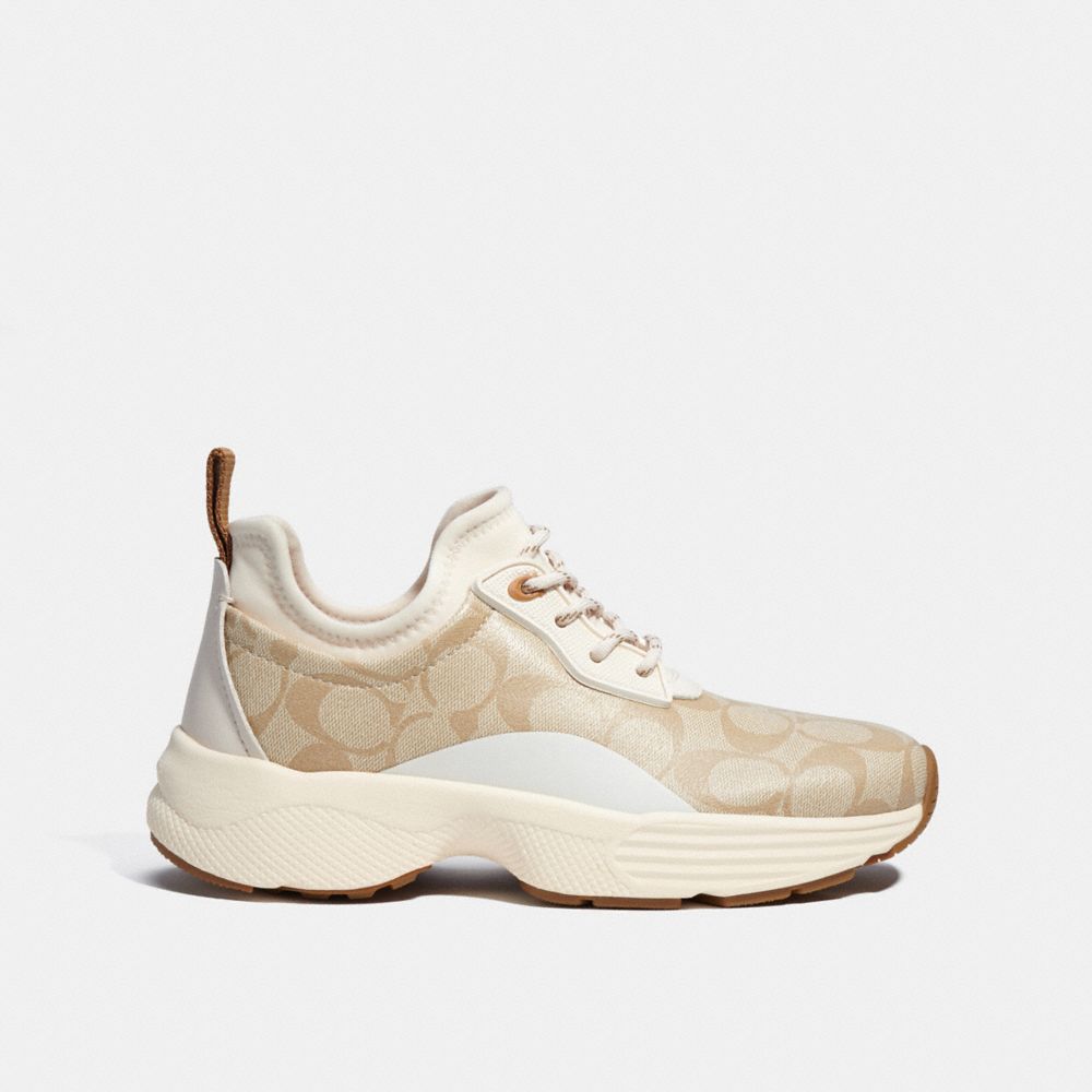 COACH®,C270 TECH RUNNER,Light Khaki,Angle View