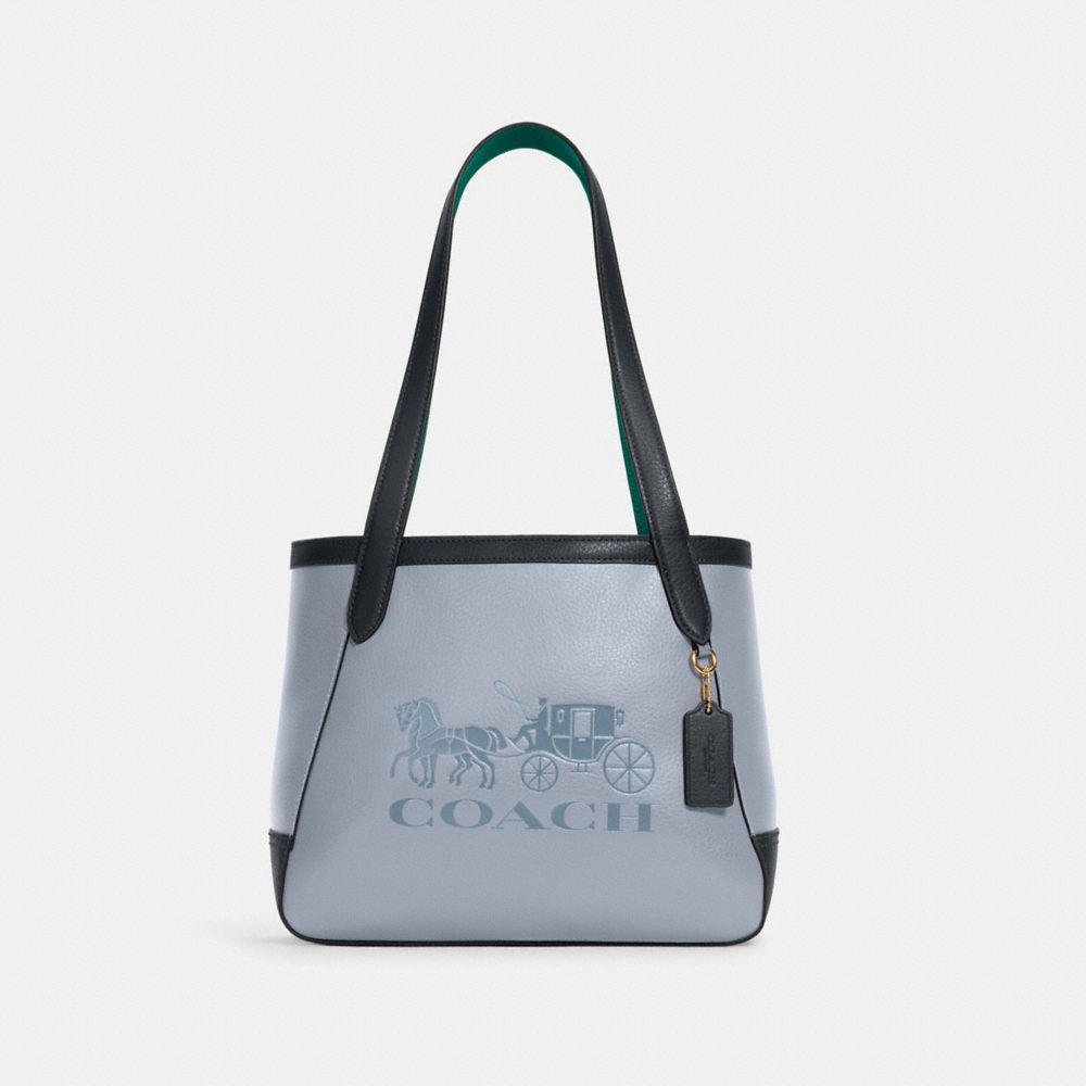 COACH®,Tote 27 In Colorblock With Horse And Carriage,,Front View
