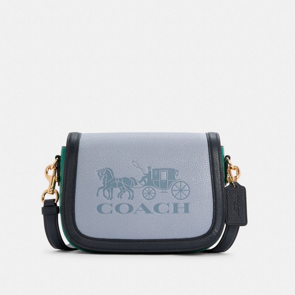 ☆ ☆ Here Mint CKJ Minimal Monogram Flap Saddle Calvin-Klein-CKJ-Minimal-