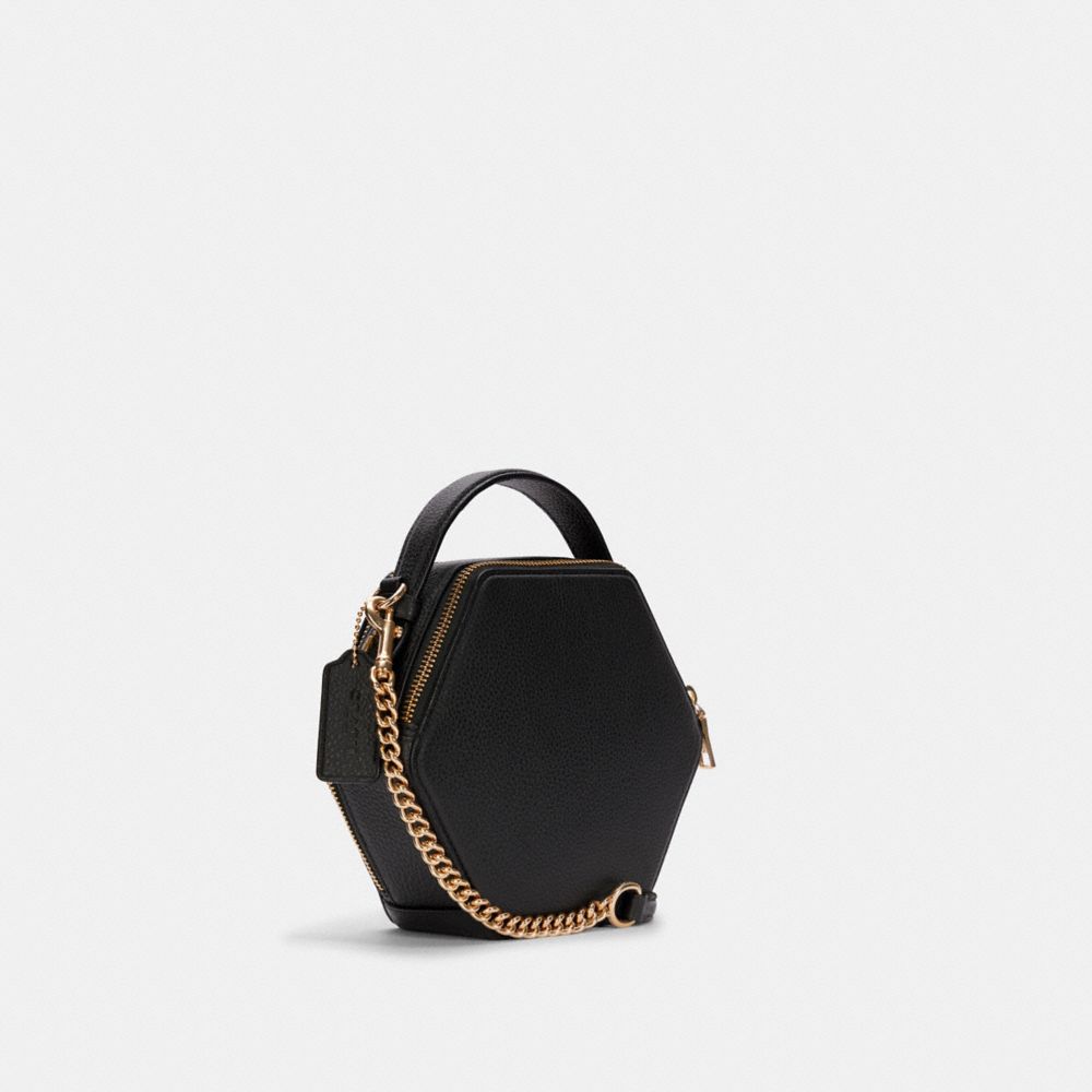 COACHバスキアHEXAGONAL CROSSBODY ショルダーバッグ COACH® Outlet | Coach X Jean Michel Basquiat Hexagonal Crossbody