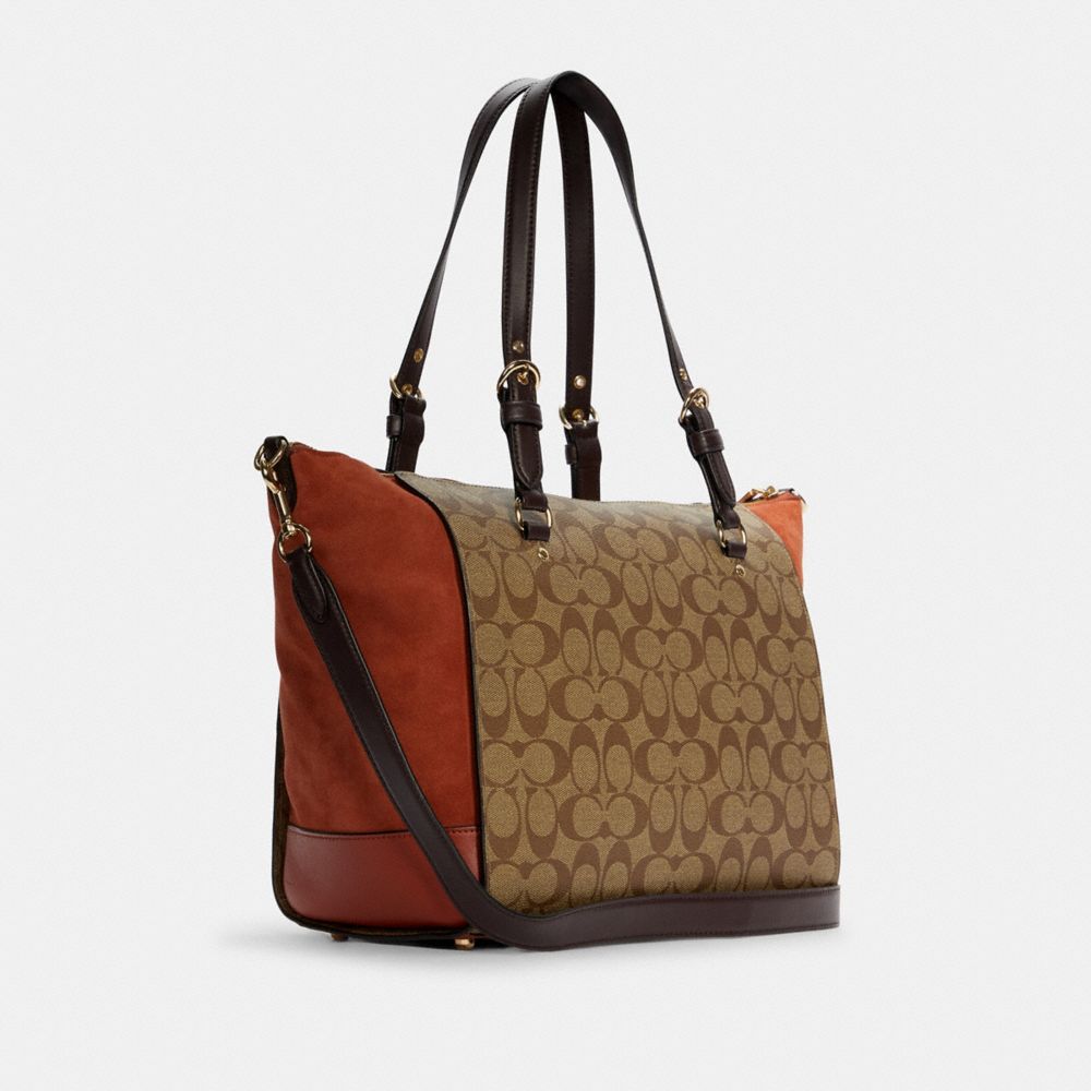 kleo carryall in signature canvas