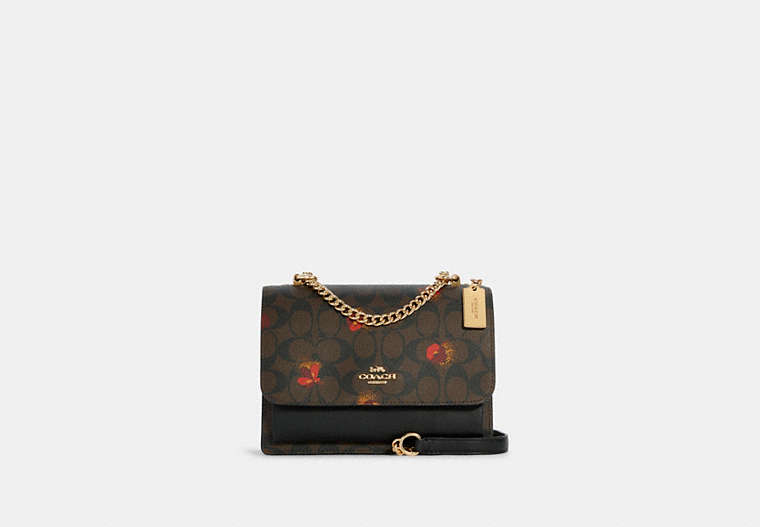 Klare Crossbody In Signature Canvas With Pop Floral Print