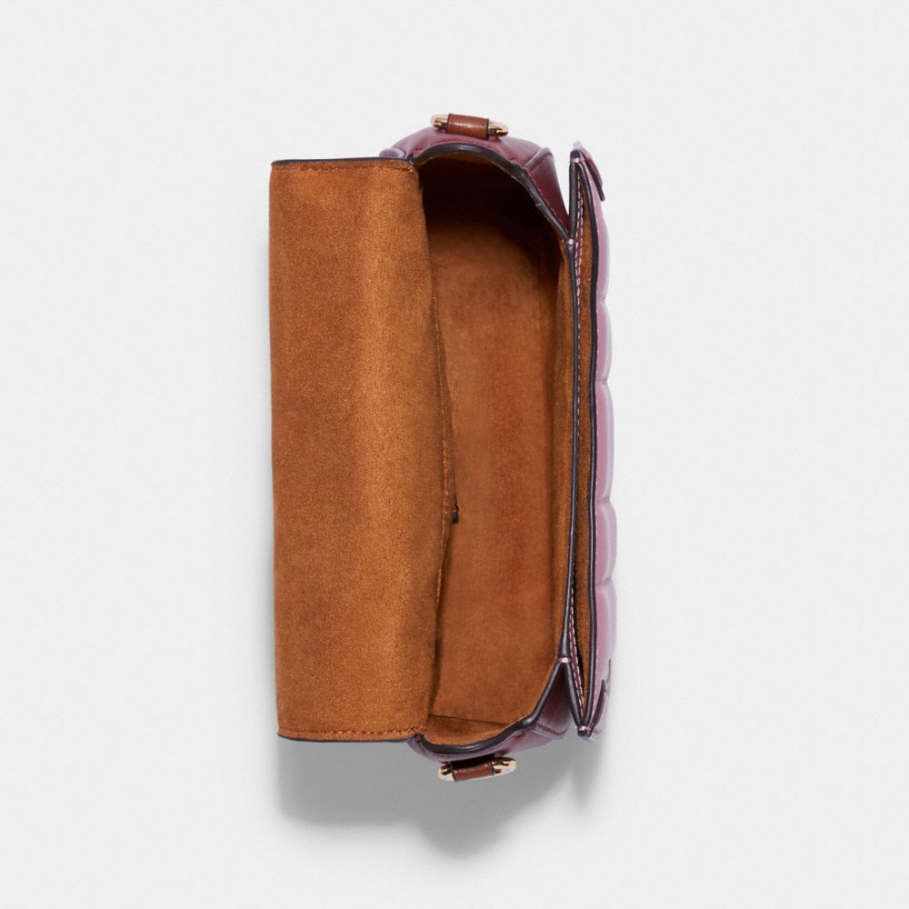 Georgie Saddle Bag With Colorblock Puffy Quilting