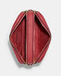 COACH®,JES CROSSBODY,Pebbled Leather,Medium,Gold/Strawberry Haze,Inside View,Top View