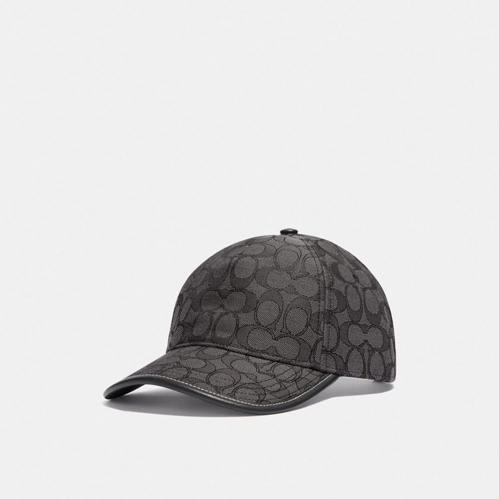 Signature C Jacquard Denim Baseball Cap #cap #hat #coach #coachmalaysi