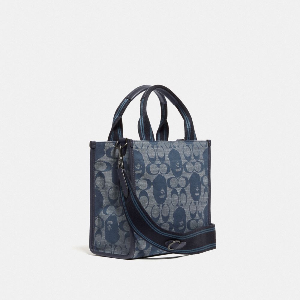 COACH®: Bape X Coach Tote 22 In Signature Chambray