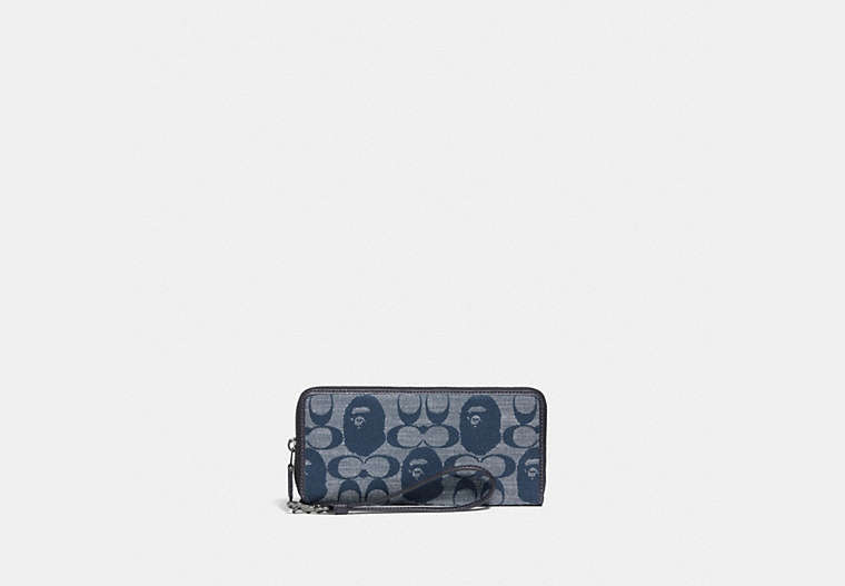 Bape X Coach Phone Wallet In Signature Chambray image number 0