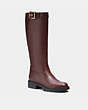 COACH®,LEIGH BOOT,Walnut Brown,Front View