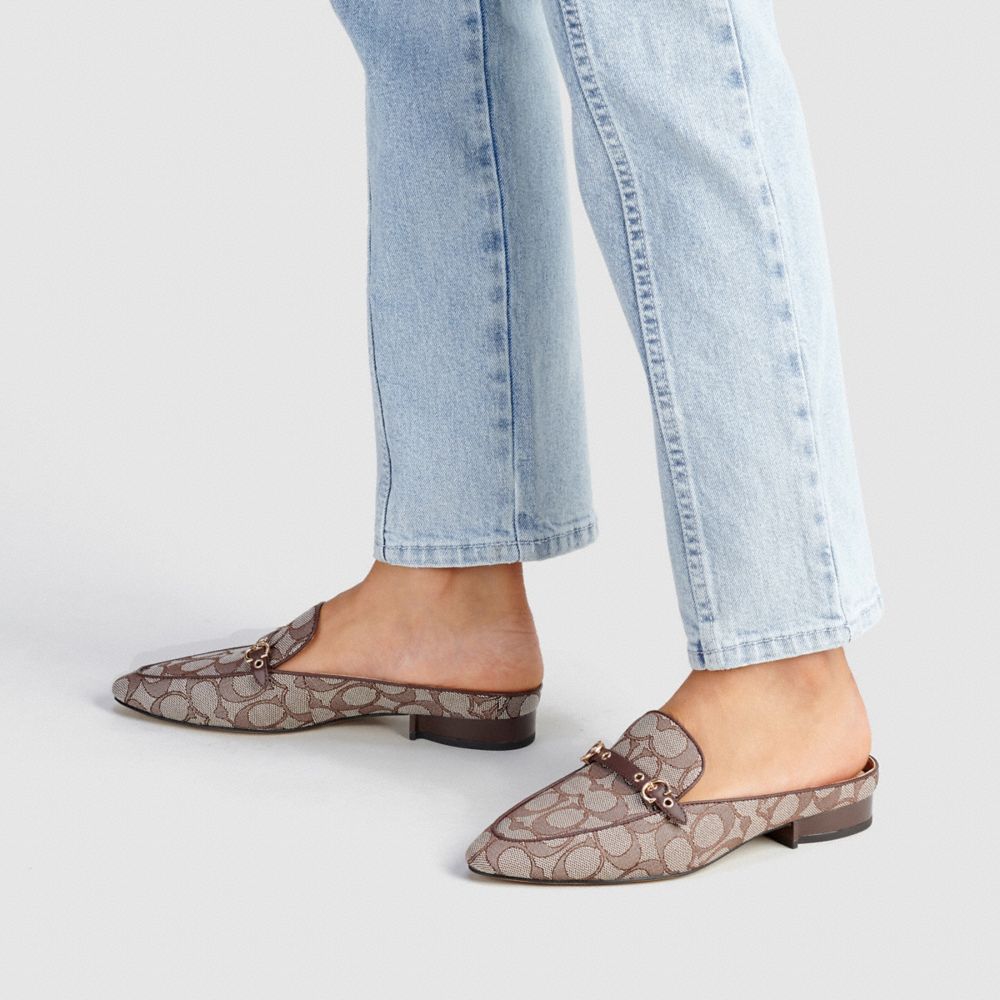 Coach store mules clogs