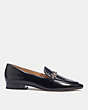 COACH®,ISABEL LOAFER,Leather,Black,Angle View