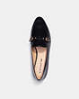 COACH®,ISABEL LOAFER,Leather,Black,Inside View,Top View