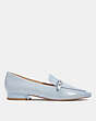 COACH®,ISABEL LOAFER,Leather,Ice Blue,Angle View