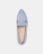COACH®,ISABEL LOAFER,Leather,Ice Blue,Inside View,Top View