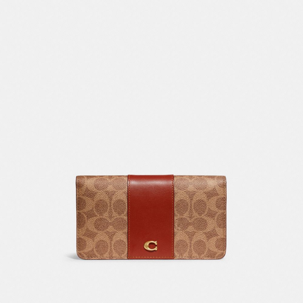 Coach skinny wallet online sale