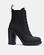 COACH®,HAVEN BOOT,Black,Angle View