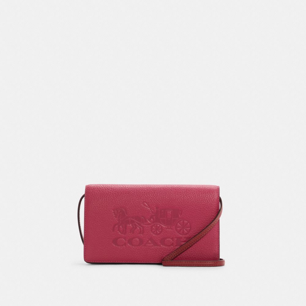 COACH®  Anna Foldover Clutch Crossbody In Colorblock