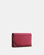 Anna Foldover Clutch Crossbody In Colorblock With Horse And Carriage